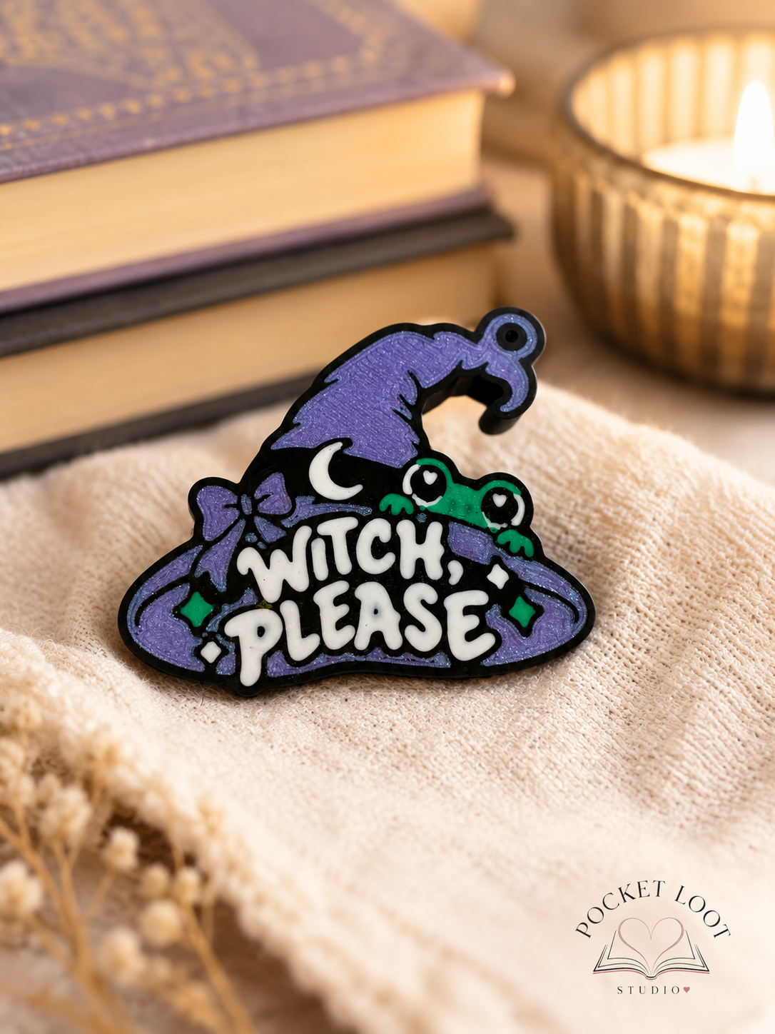 Witch, Please Keychain
