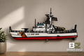 USCG Island Class Patrol Boat | 3D Printed Wall Art