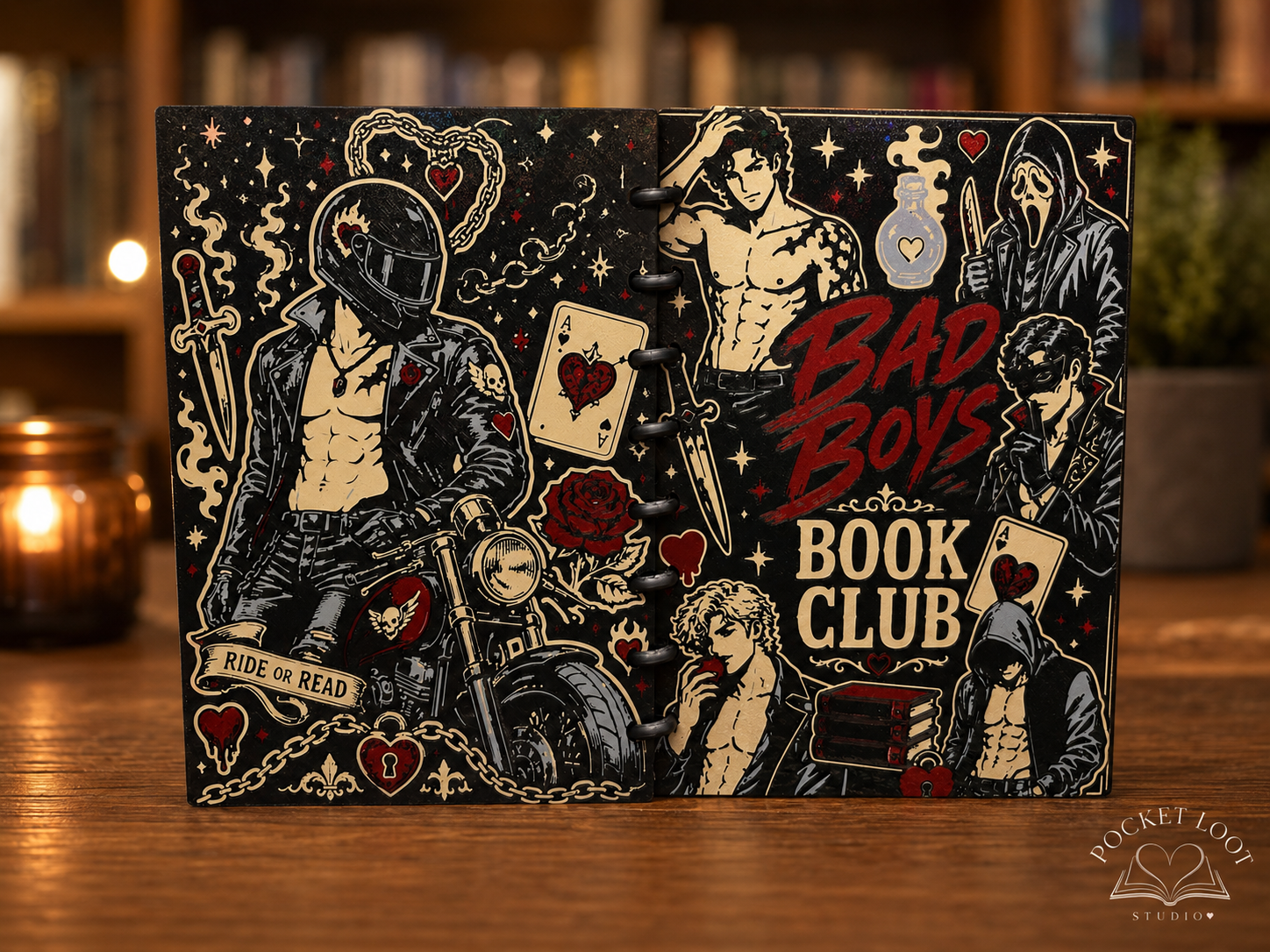 Bad Boys Book Club Journal | A5 3D Printed Mini Notebook