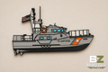 USCG 47 Motor Lifeboat | 3D Printed Wall Art