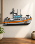 USCG 45 Response Boat Medium | 3D Printed Wall Art