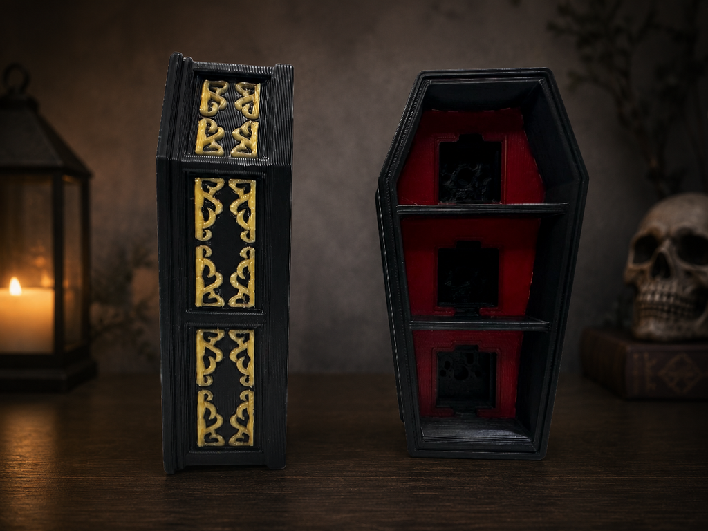 Decorative Coffin Keychain