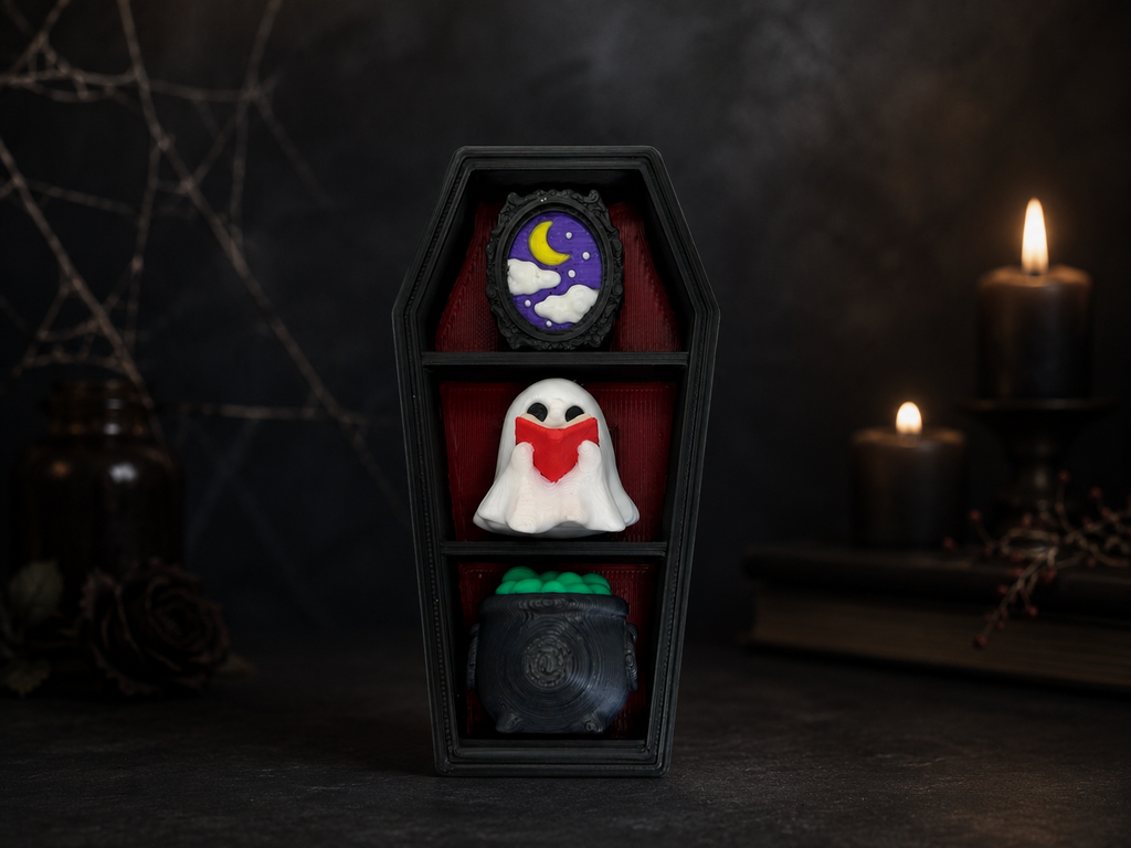 Decorative Coffin Keychain