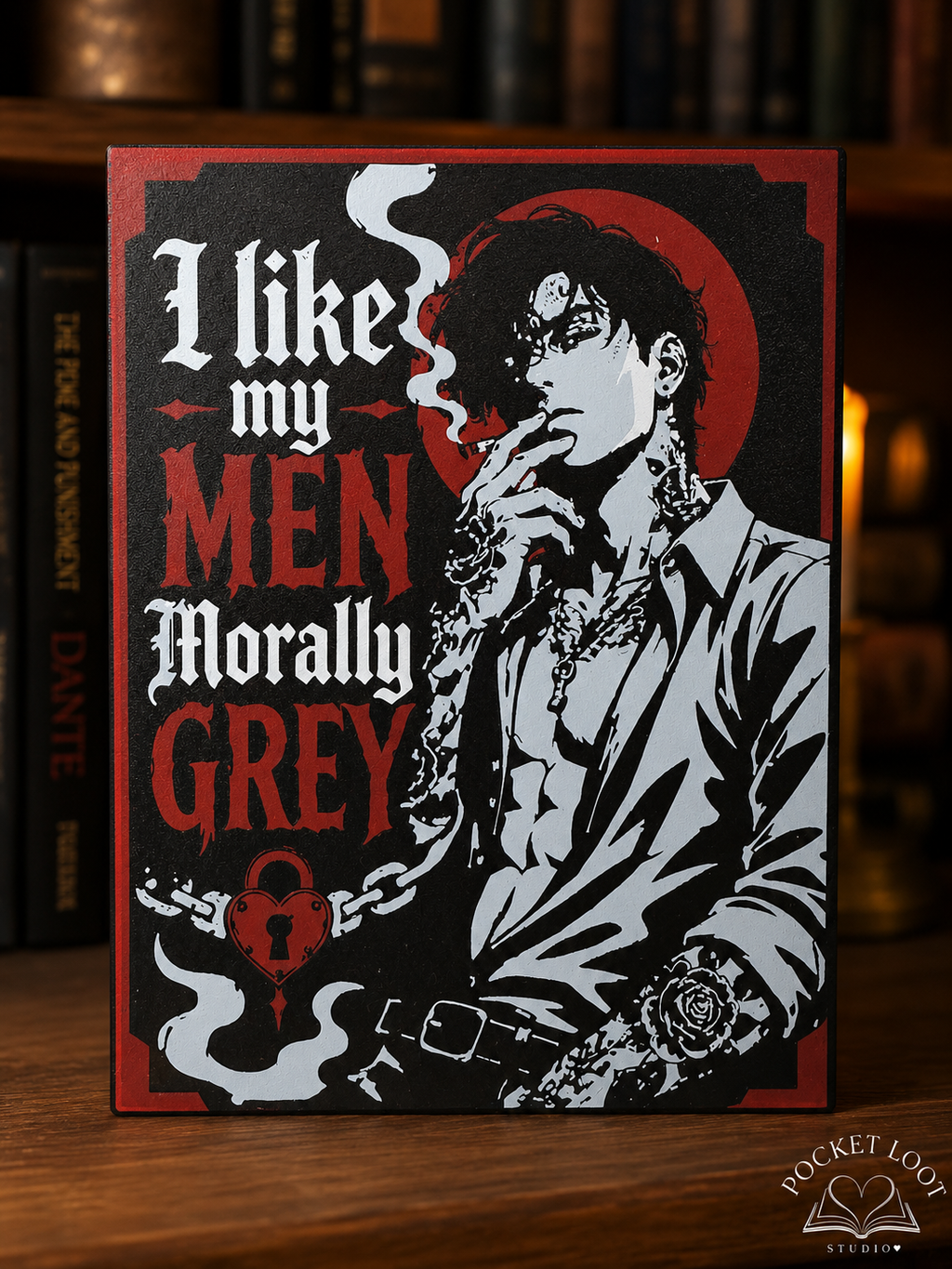 I Like My Men Morally Grey Display Box | 3D Printed