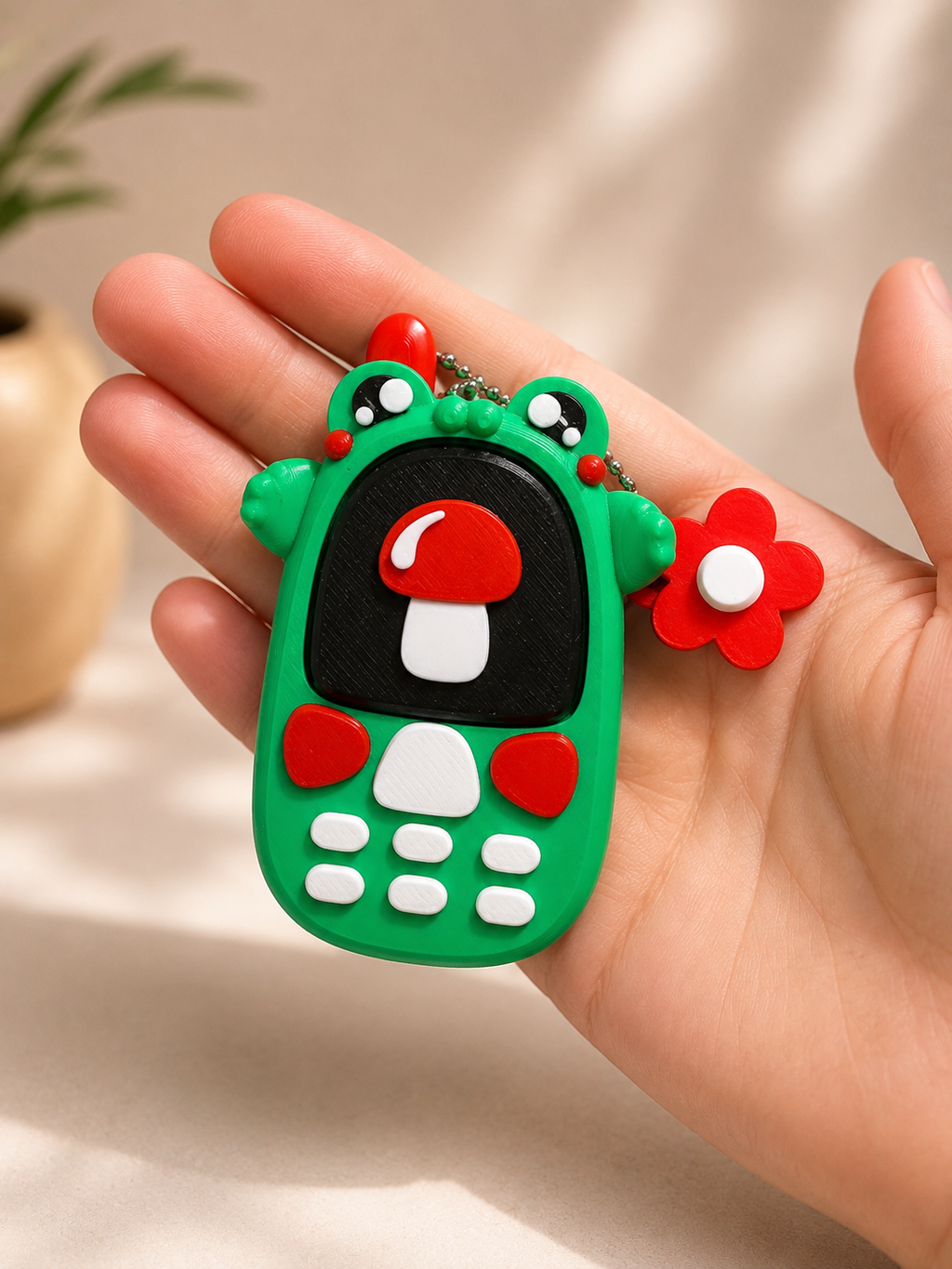 Froggy Cellphone Keychain