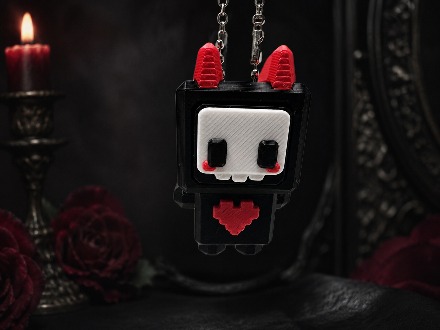Spooky Bit Clicker Keychain