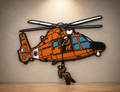 MH-65 Dolphin Wall Art | 3D Printed