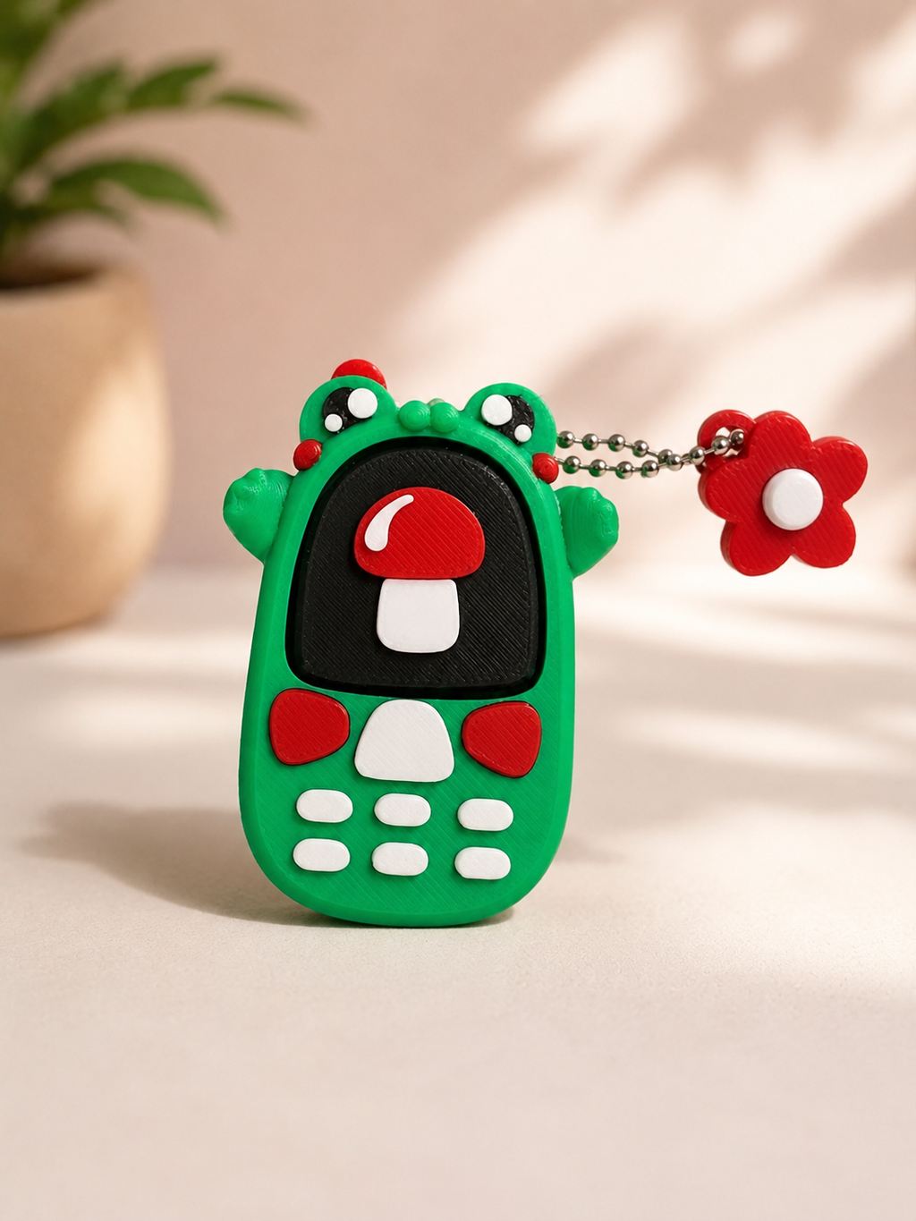 Froggy Cellphone Keychain